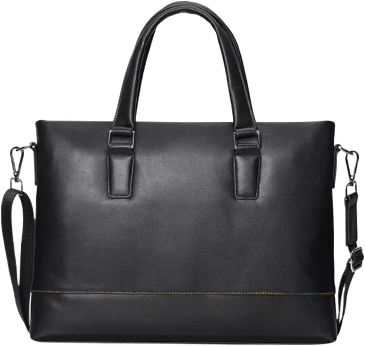 15Inch Genuine Leather Laptop Bags Mens Handbags Business Briefcases Carrying Cases Messenger Shoulder Bags