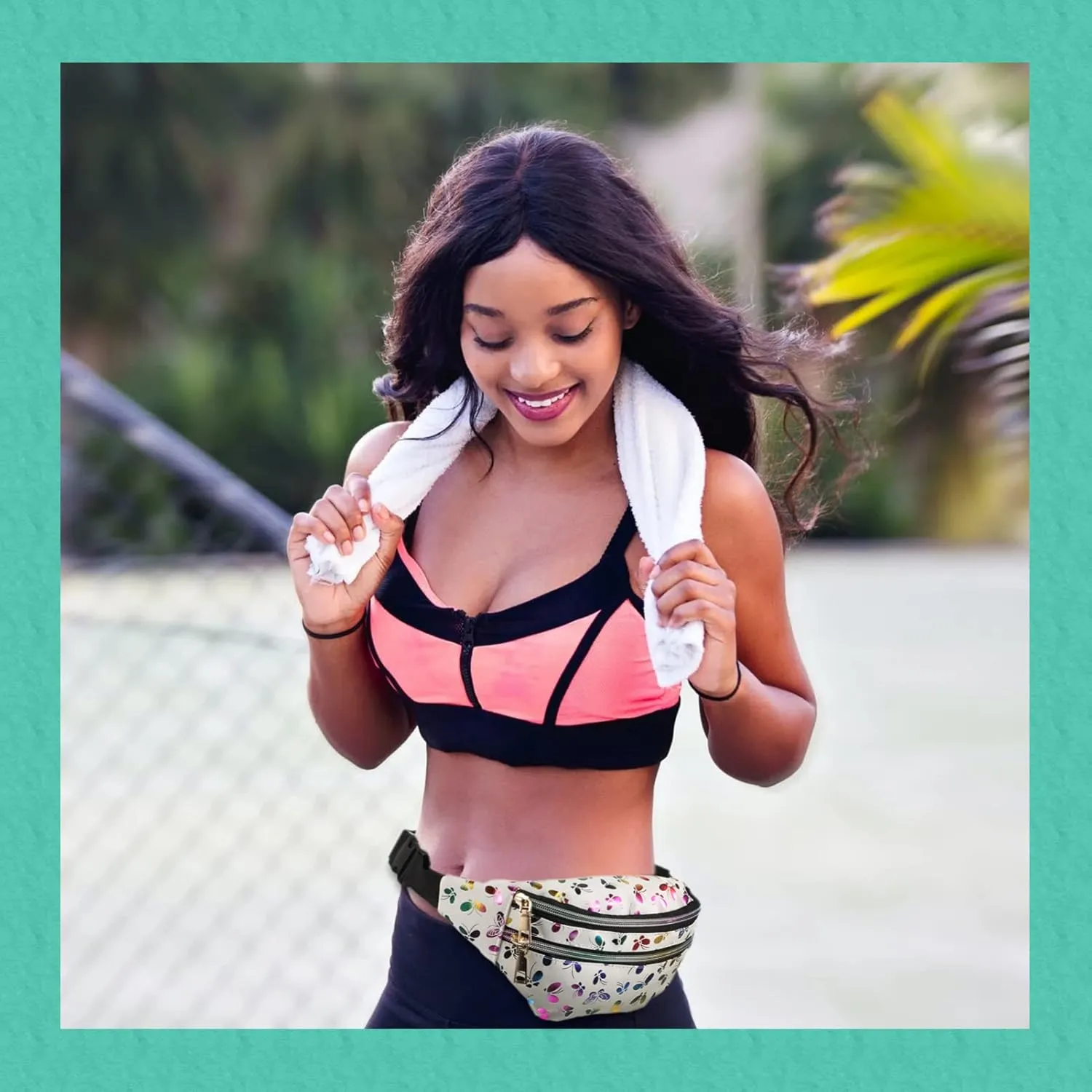 1pc Fanny Pack Women Shoulder Bag Simple Shoulder Pouch Casual Bag Fashion Pouch for Women Travel Storage Bag Trendy Shoulder Bag Pu Cloth Waist Bag Lady Leisure Bag Outdoor Pouch