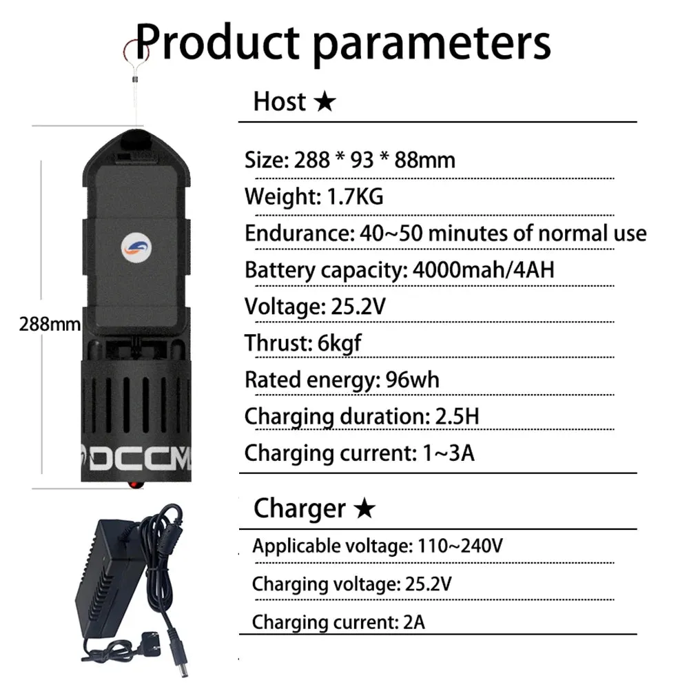 1pc/2pcs Electric Underwater Scooters Sea Scooters 20M Waterproof 4000mAh Rechargeable Battery for Snorkeling Swimming Equipment