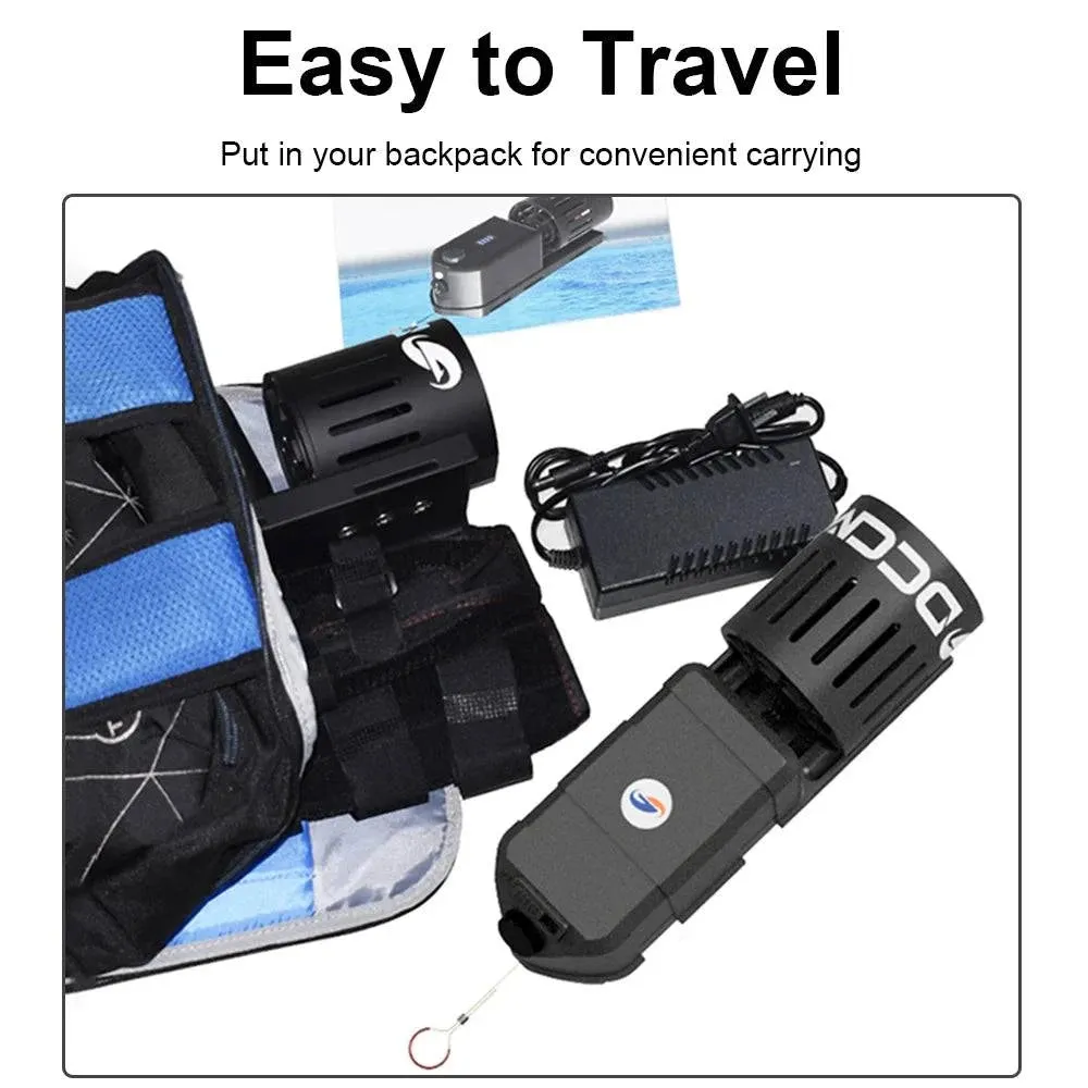 1pc/2pcs Electric Underwater Scooters Sea Scooters 20M Waterproof 4000mAh Rechargeable Battery for Snorkeling Swimming Equipment