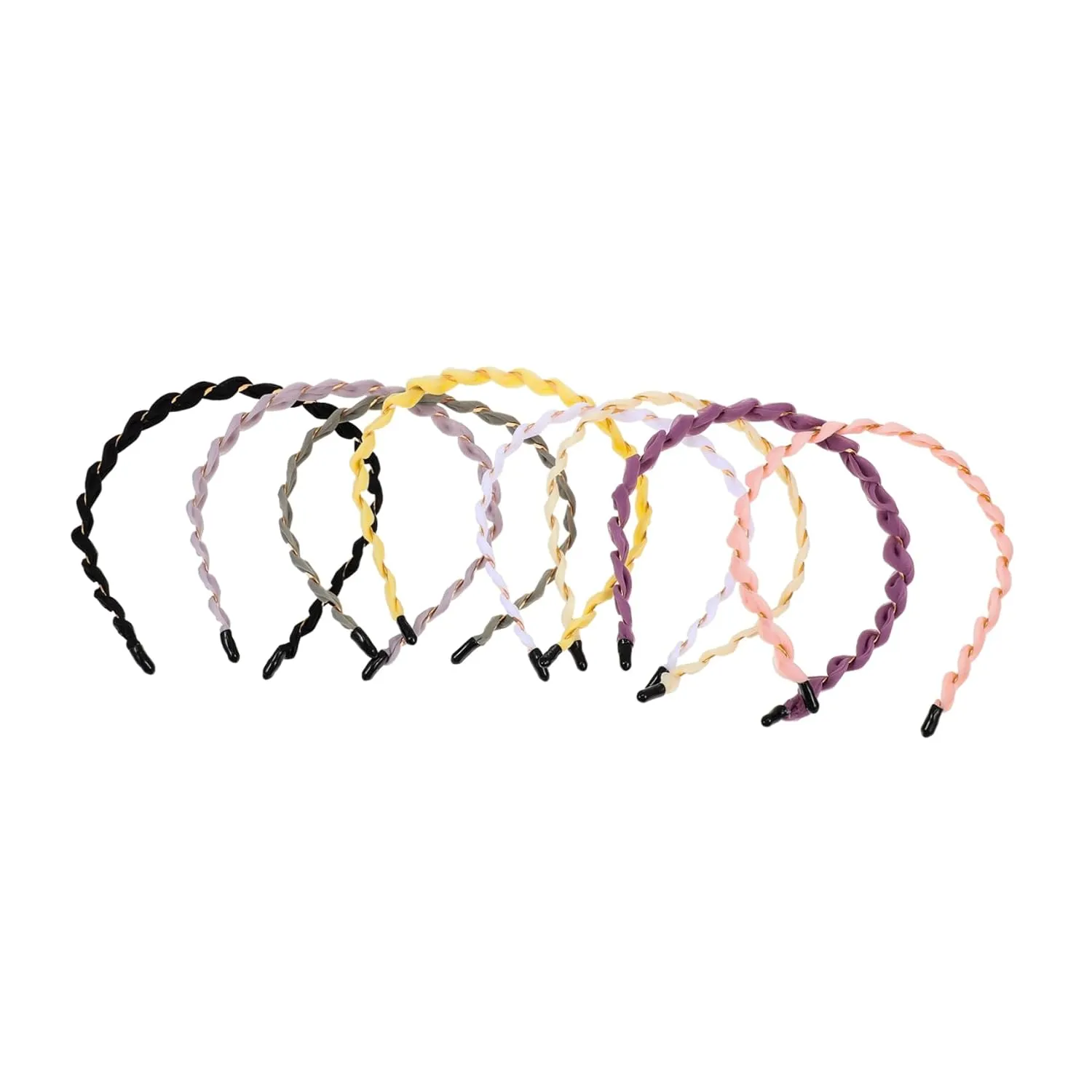 8pcs Women Headbands Knotted Fashion Hairbands Gauze Headwraps Hair Accessories
