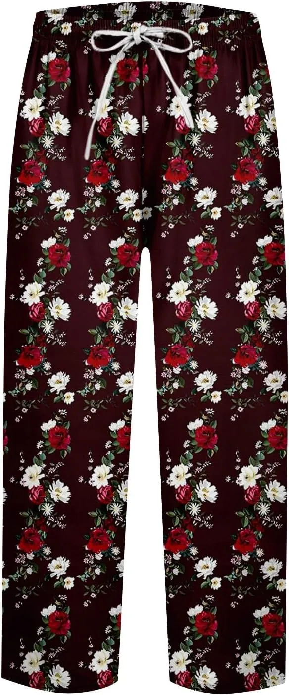 ADHOWBEW Dress Pants Women Relaxed Fit Summer High Waist 2025 Casual Palazzo Dressy Trousers