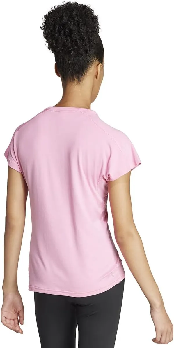 adidas Women's Train Essentials Minimal Branding V-Neck T-Shirt