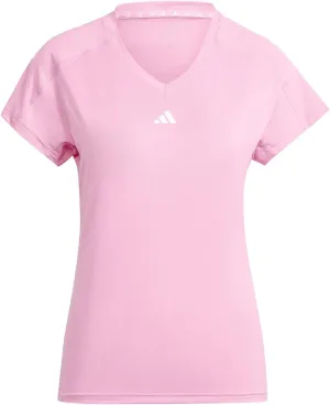 adidas Women's Train Essentials Minimal Branding V-Neck T-Shirt
