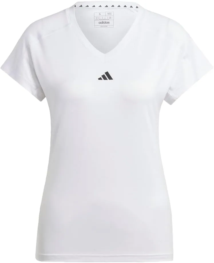 adidas Women's Training Essentials Minimal Branding V-Neck T-Shirt