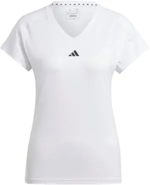 adidas Women's Training Essentials Minimal Branding V-Neck T-Shirt