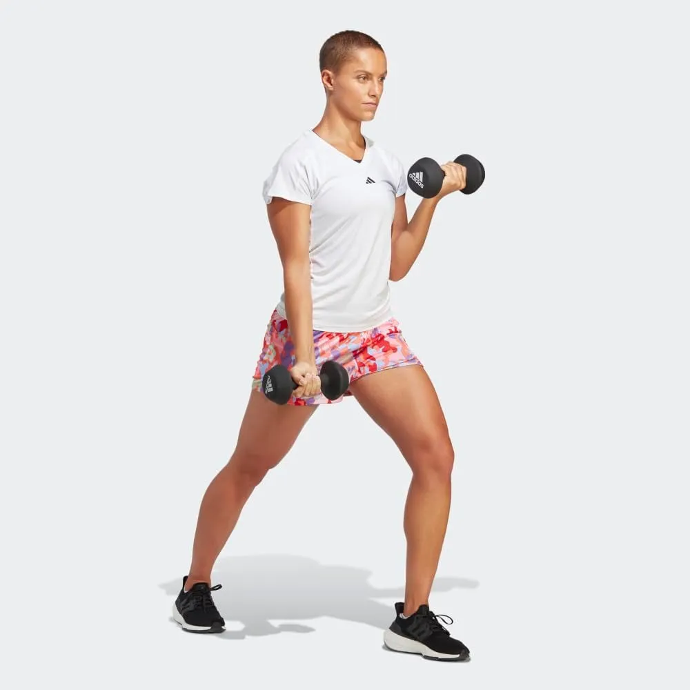 adidas Women's Training Essentials Minimal Branding V-Neck T-Shirt