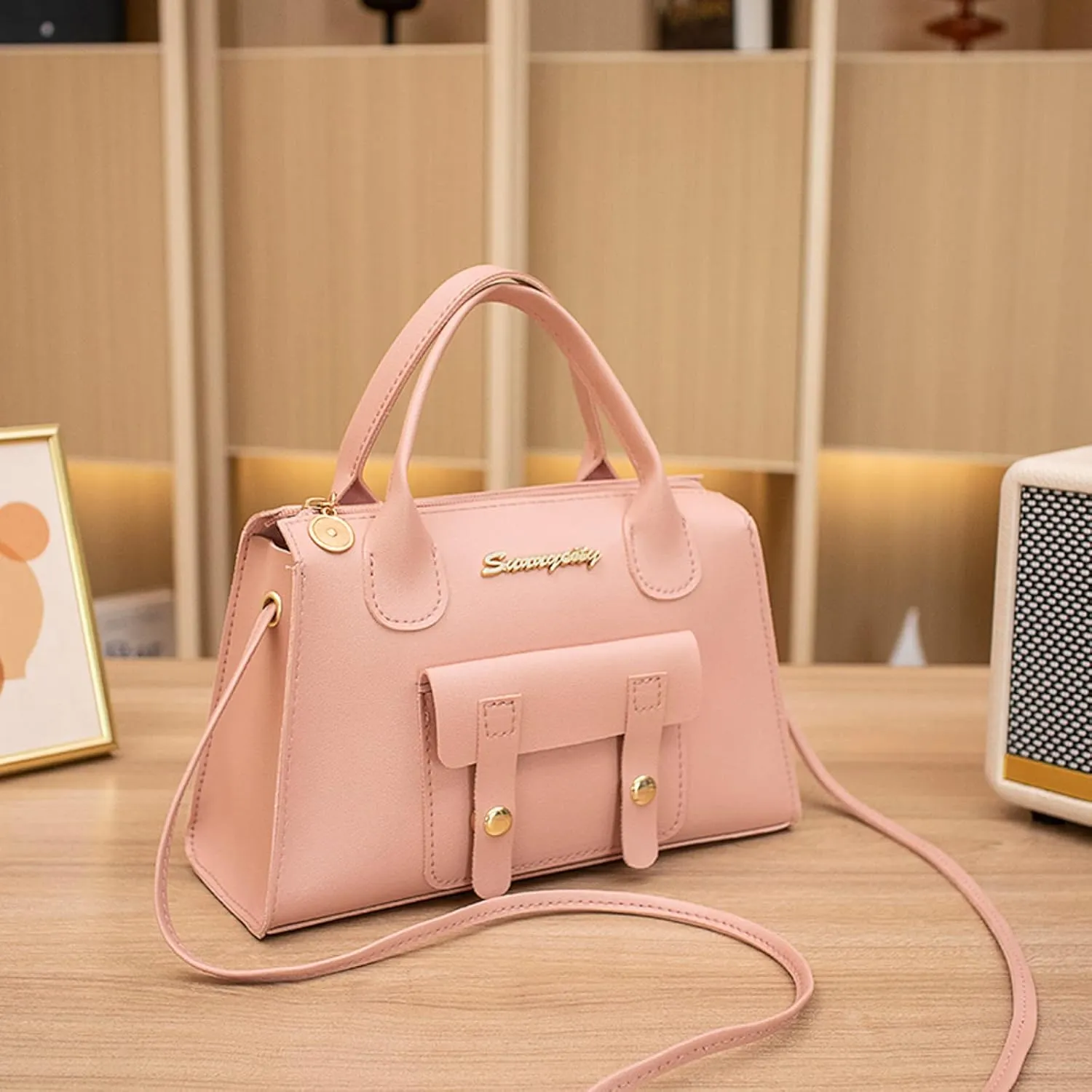 Anti Theft Shoulder Bags for Woman Crossbody Purses and Handbags Lightweight Pocketbook Trendy Clutch Saddle Bag(One Size)
