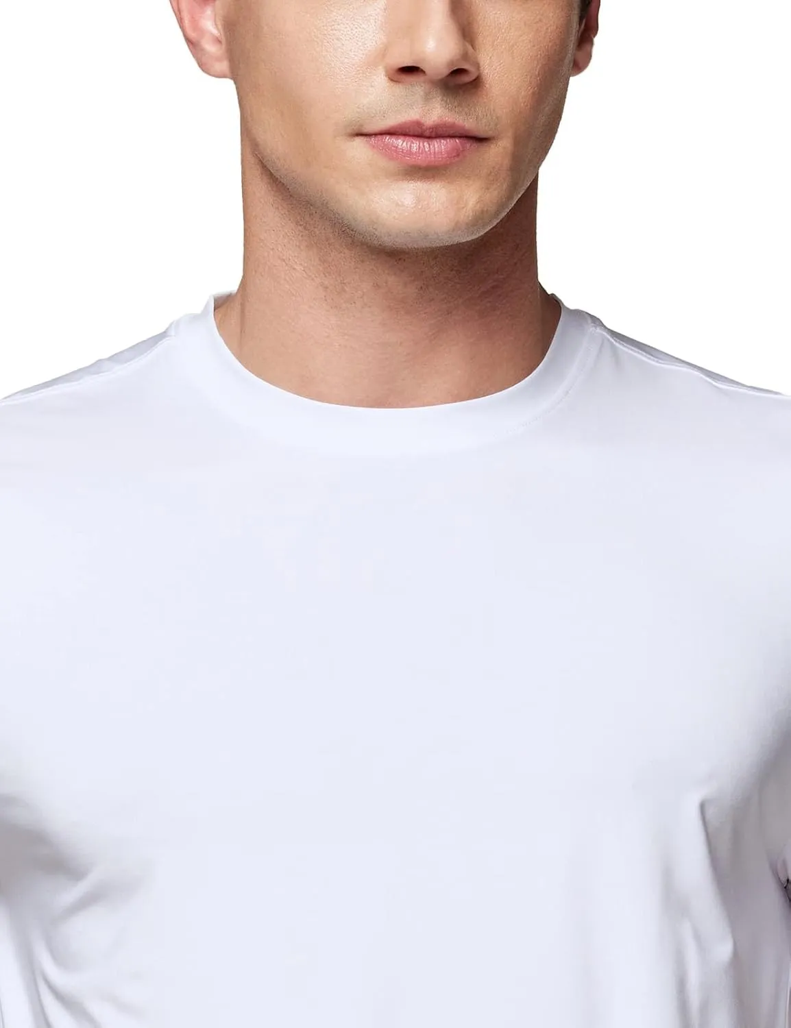 ATHLIO Men's Workout Running Shirts, Sun Protection Quick Dry Athletic Shirts, Short Sleeve Gym T-Shirts