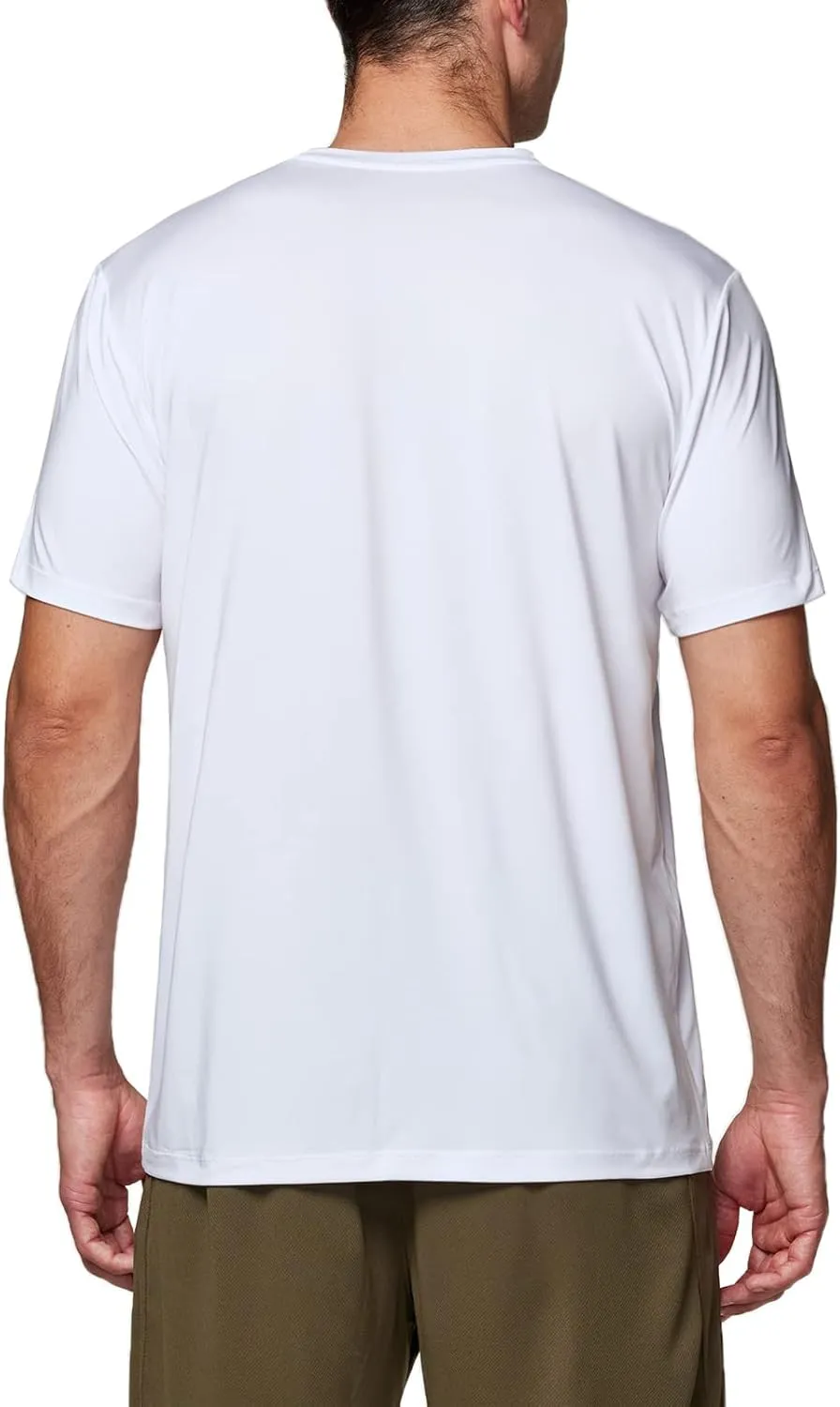 ATHLIO Men's Workout Running Shirts, Sun Protection Quick Dry Athletic Shirts, Short Sleeve Gym T-Shirts