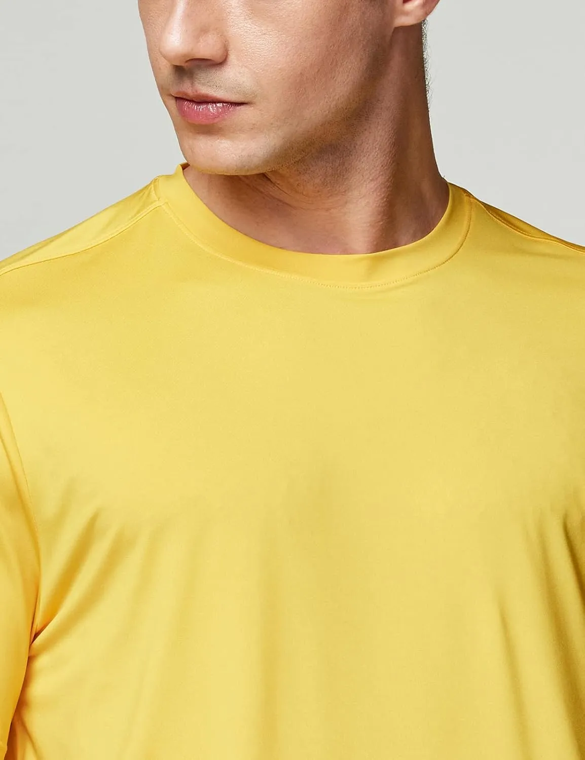 ATHLIO Men's Workout Running Shirts, Sun Protection Quick Dry Athletic Shirts, Short Sleeve Gym T-Shirts