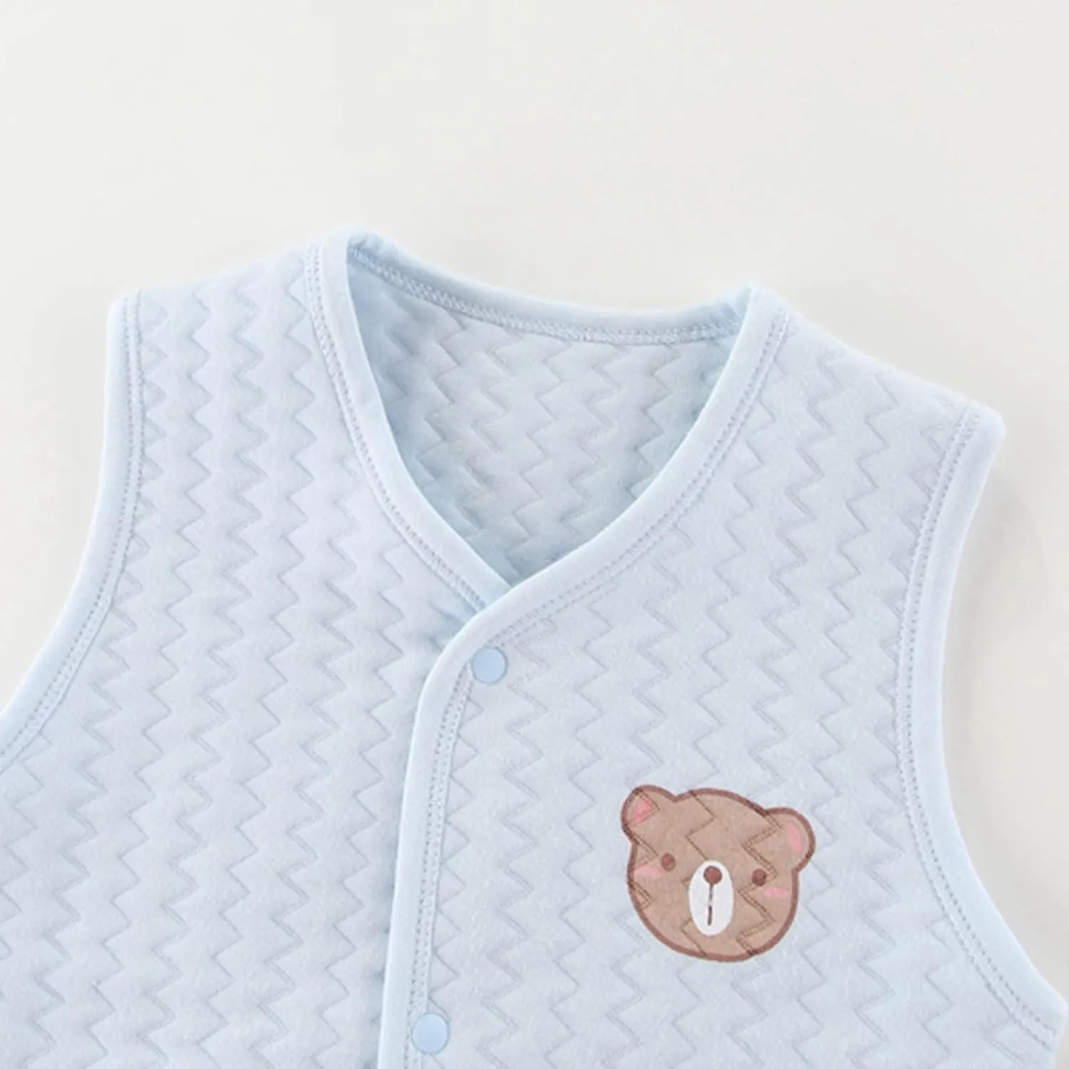 Baby Boys Girls Stand Collar Down Vests Winter Warm Lightweight Sleeveless Fleece Jacket Toddler Vest