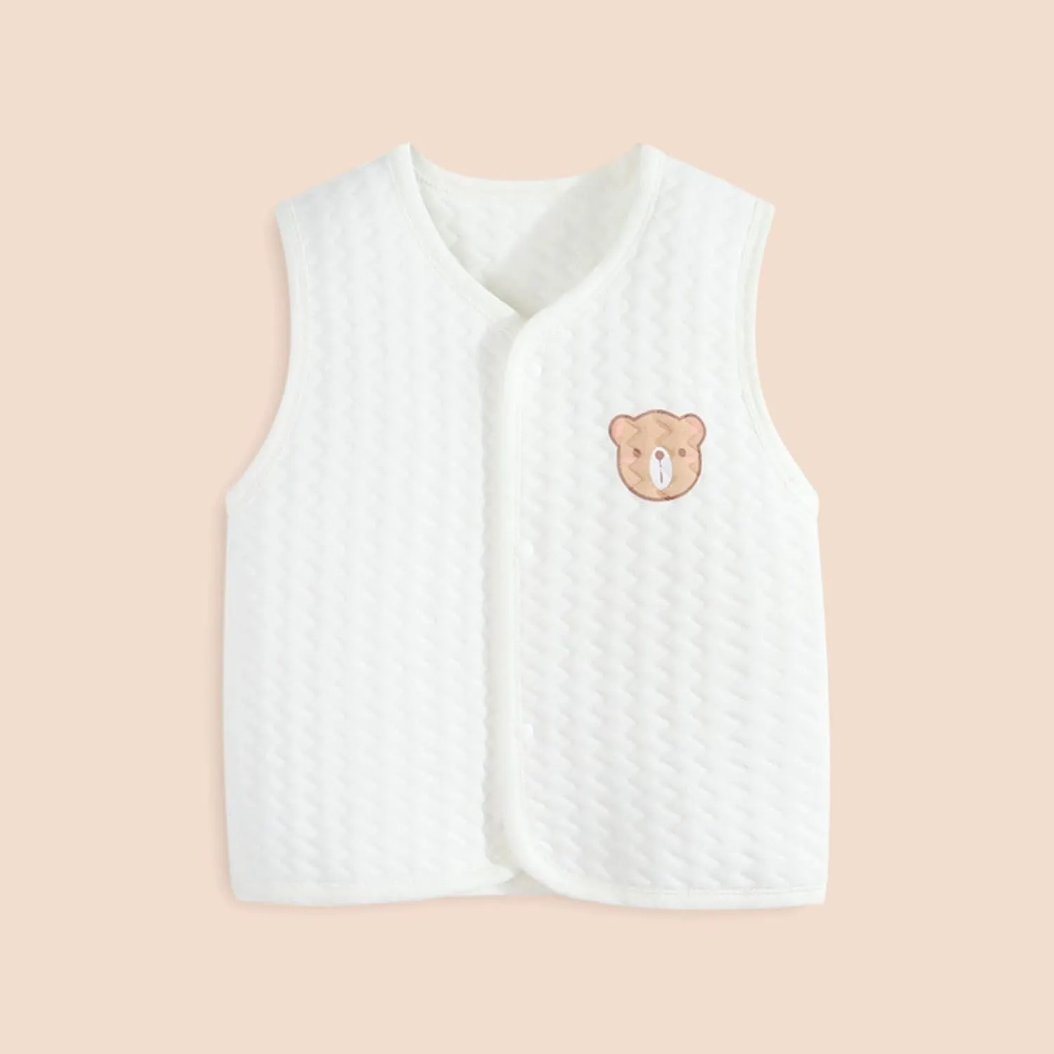 Baby Boys Girls Stand Collar Down Vests Winter Warm Lightweight Sleeveless Fleece Jacket Toddler Vest