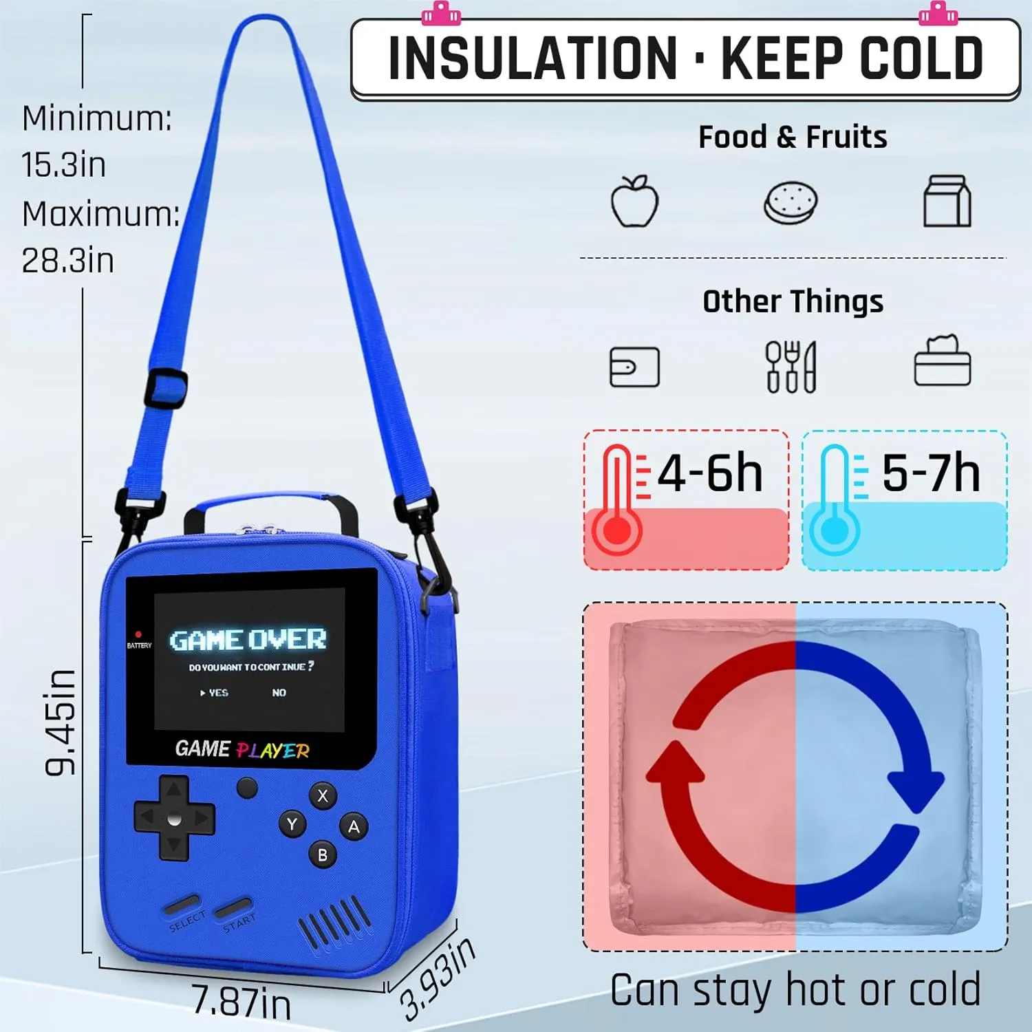 Backpack for School Boys,3pcs Boys Backpack and Lunch Box Set for Elementary Middle School, 17 Video Game Bookbag for Ages 6-18 Kids Children Teens