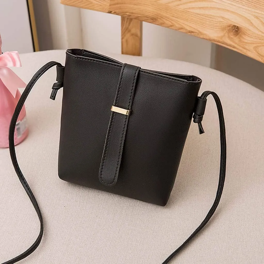 Bag Phone Shoulder Women Mobile Fashion Messenger Bag Strap Bags Laptop Shoulder Bags (Black, One Size)