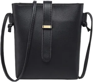 Bag Phone Shoulder Women Mobile Fashion Messenger Bag Strap Bags Laptop Shoulder Bags (Black, One Size)
