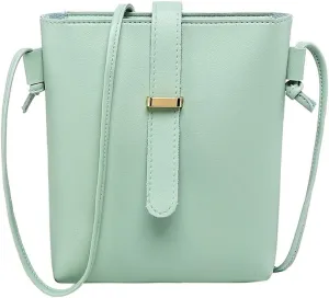 Bag Phone Shoulder Women Mobile Fashion Messenger Bag Strap Bags Laptop Shoulder Bags (Green, One Size)