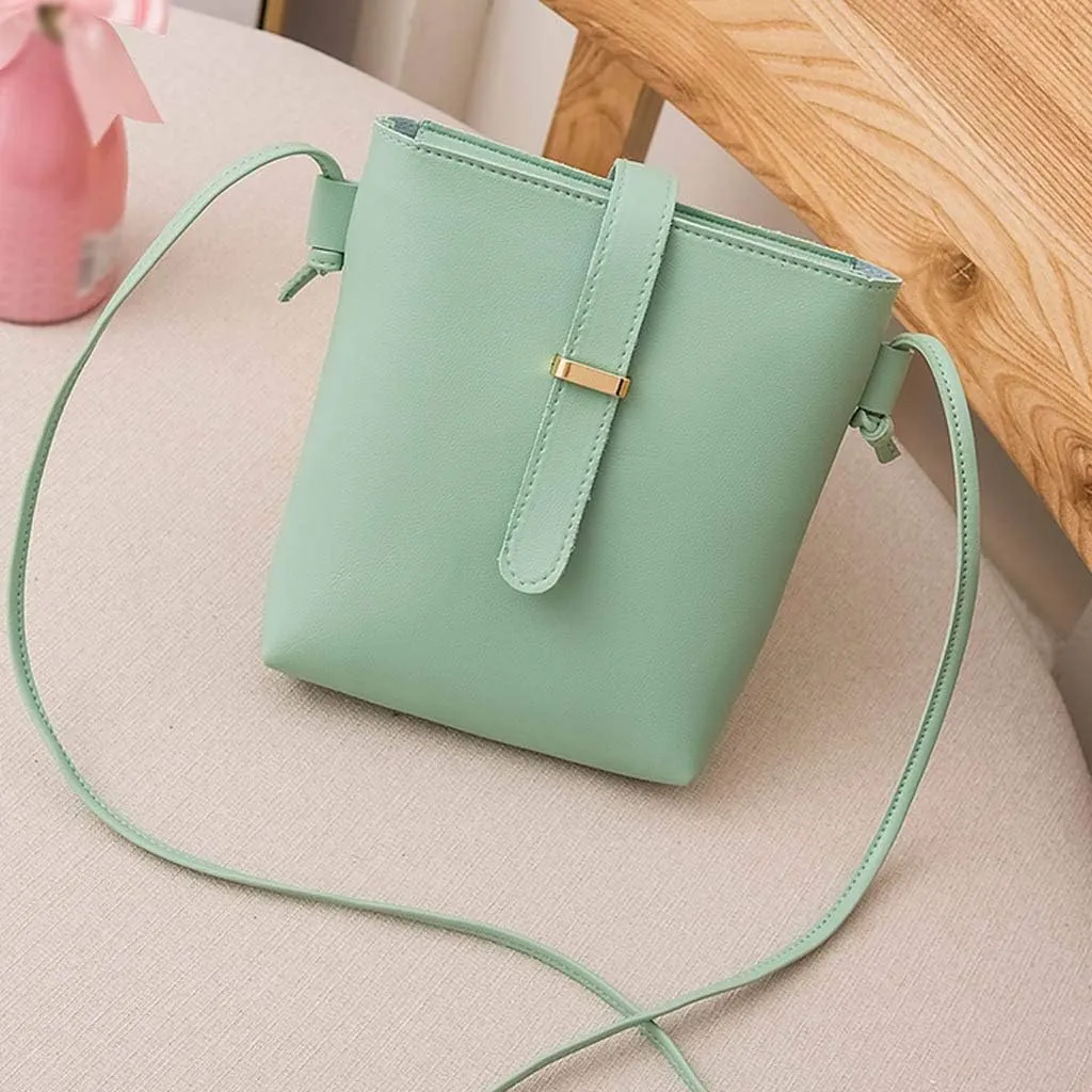 Bag Phone Shoulder Women Mobile Fashion Messenger Bag Strap Bags Laptop Shoulder Bags (Green, One Size)