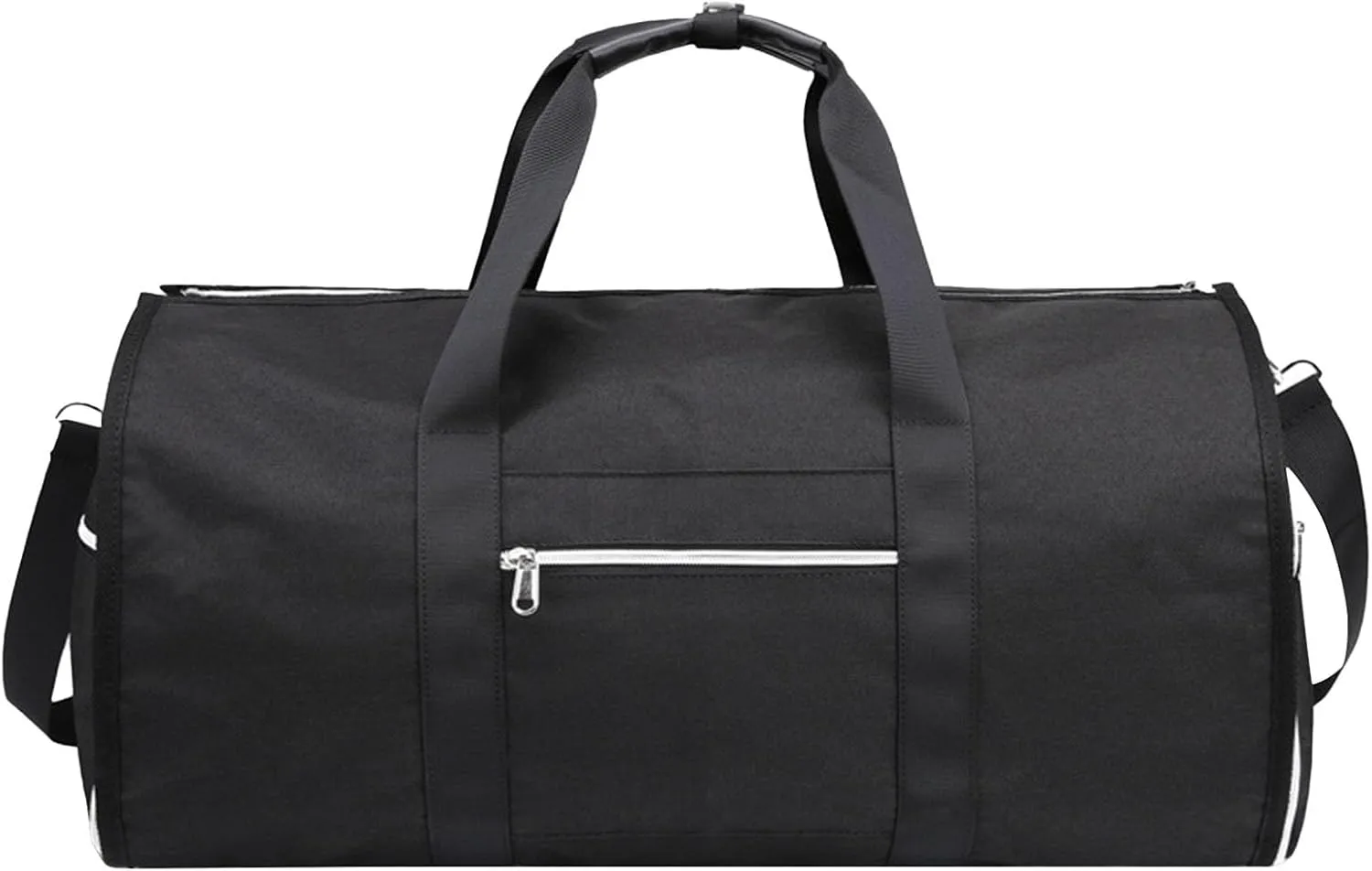 Bag Travel Bag Foldable Clothing Garment Duffel Bag With Shoe Pouch Large Capacity Suit Carry On Weekend Travel Car Tote (Black, One Size)