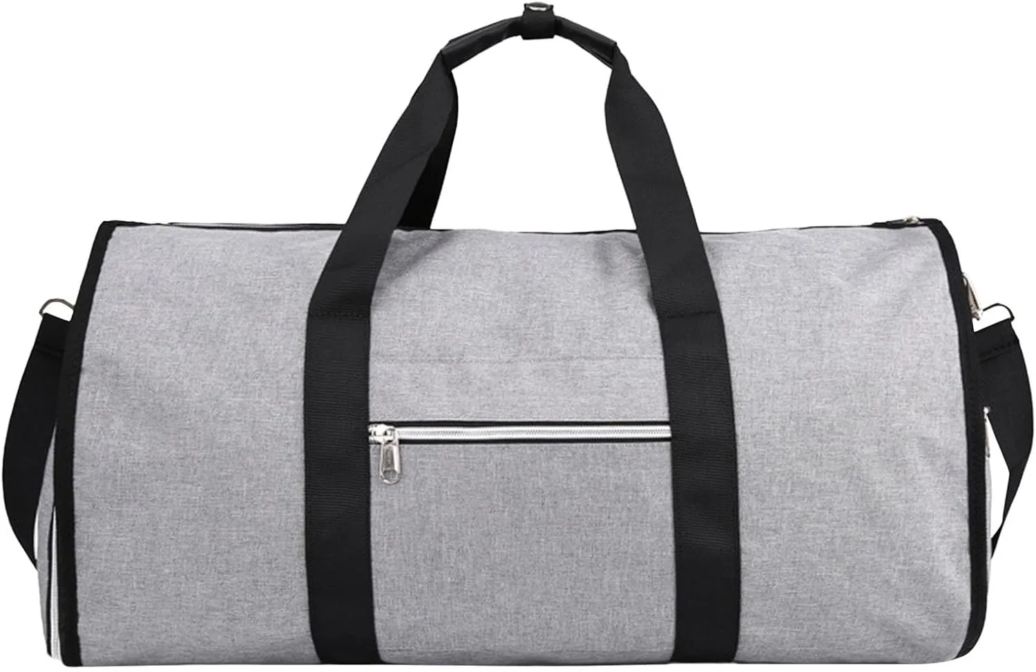Bag Travel Bag Foldable Clothing Garment Duffel Bag With Shoe Pouch Large Capacity Suit Carry On Weekend Travel Car Tote (Grey, One Size), IsG61lwRn