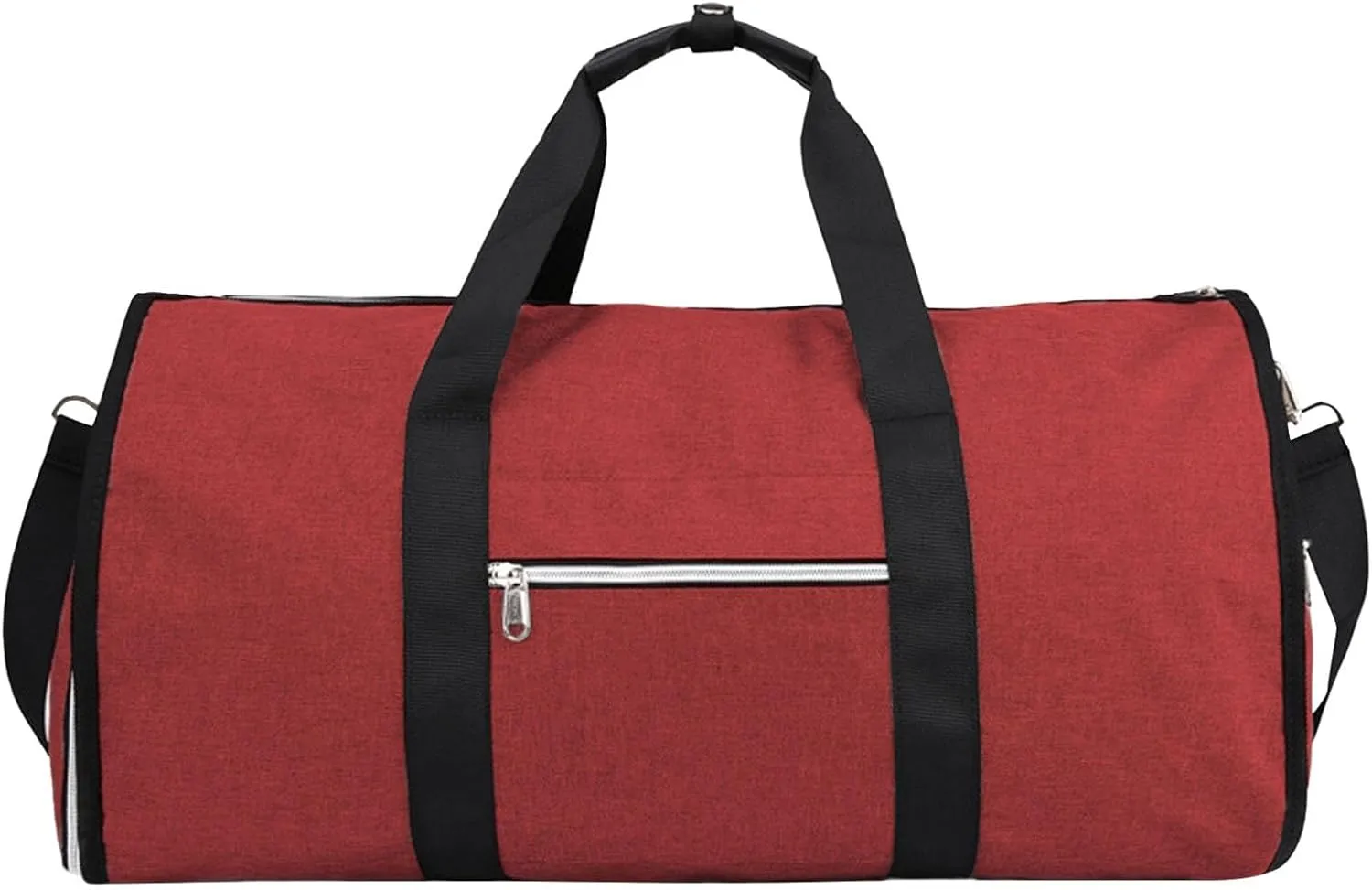 Bag Travel Bag Foldable Clothing Garment Duffel Bag With Shoe Pouch Large Capacity Suit Carry On Weekend Travel Car Tote (Red, One Size), IsG61lwRn
