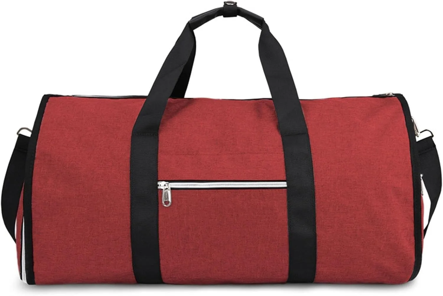 Bag Travel Bag Foldable Clothing Garment Duffel Bag With Shoe Pouch Large Capacity Suit Carry On Weekend Travel Car Tote (Red, One Size), IsG61lwRn