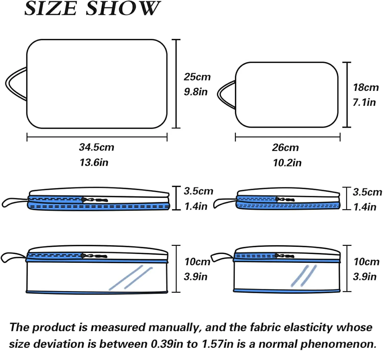 Baseball in Fire Water Compression Packing Cubes 3 Set Waterproof Expandable Packing Organizers for Travel Accessories Suitcases Luggage Backpack