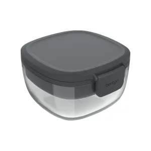 Bentgo Glass Salad Bowl - Dark Grey