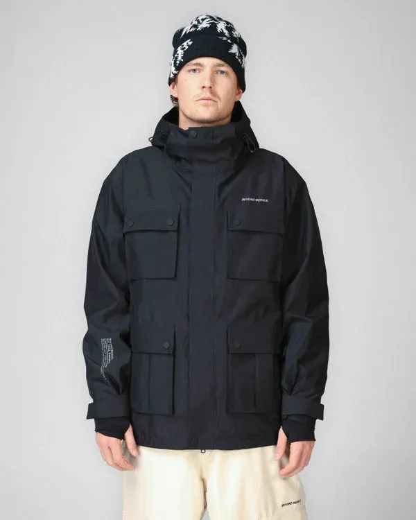 BEYOND MEDALS Cargo Snowboard Jacket Black 2024