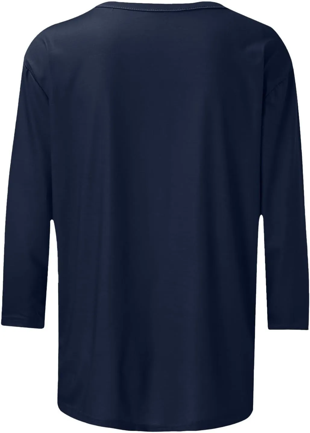 Binmer God Only Lets Things Grow Until They're Perfect Shirts for Womens 3/4 Length Sleeve Tunic Blouse Funny Sayings Tops