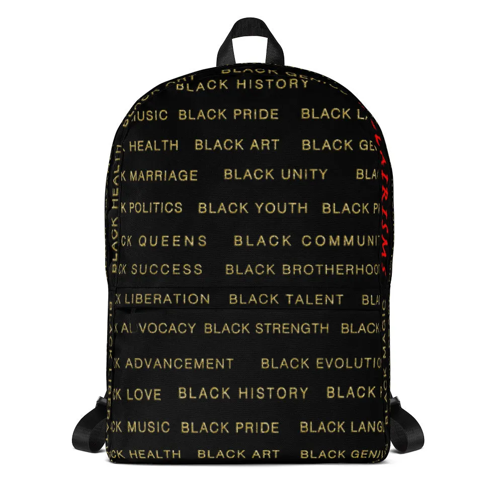Black & Gold Black Magic AllEAUXver Backpack