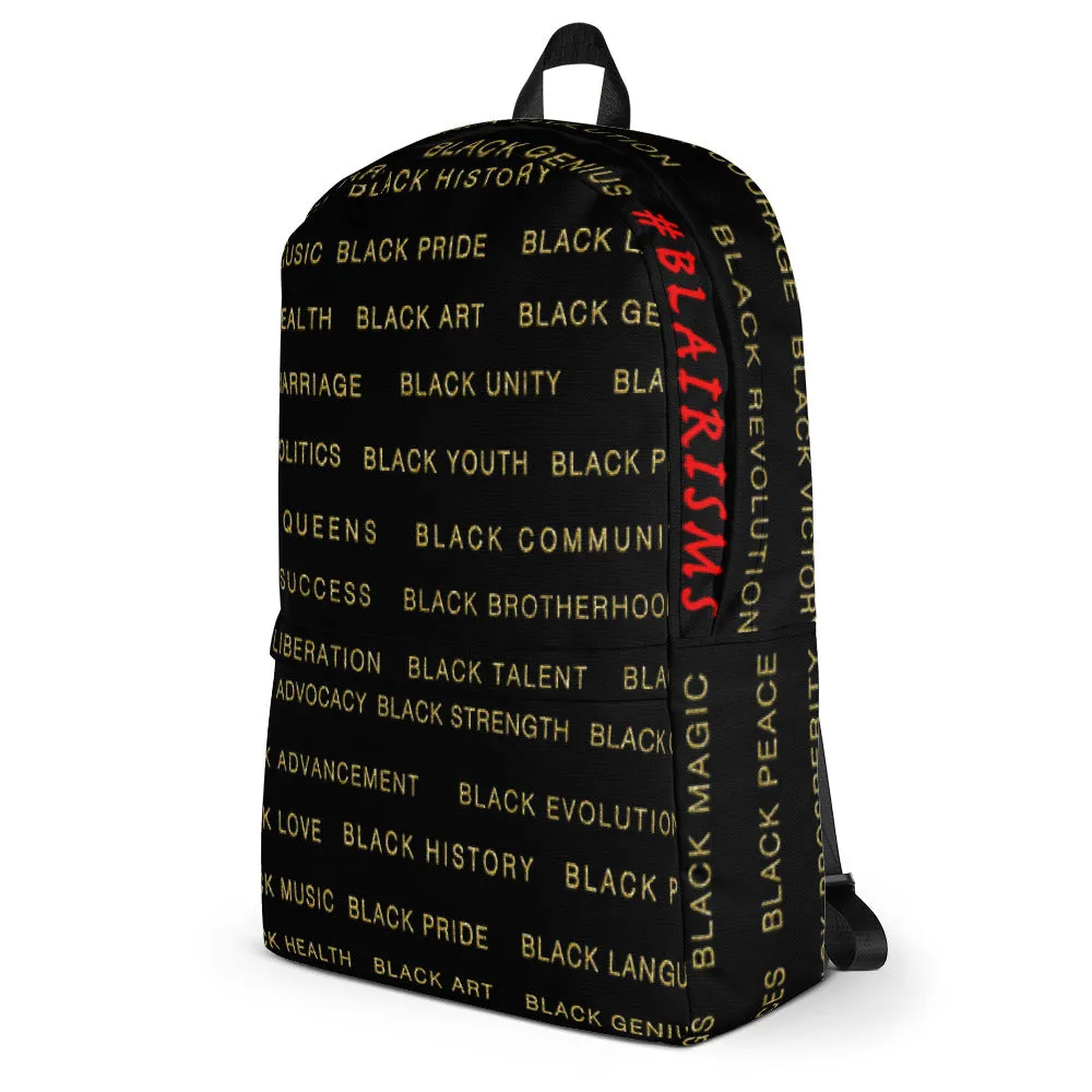 Black & Gold Black Magic AllEAUXver Backpack