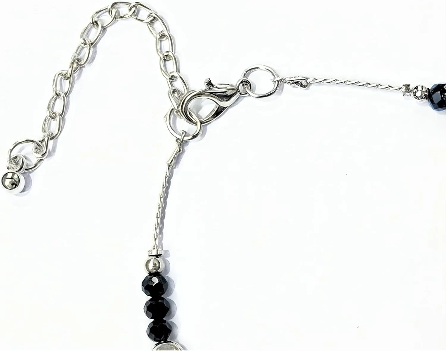 Black Bead Crystal Evil Eye Anklet Bracelet for Women Handmade Waterproof Ankle Foot Bracelets for Women Minimalist Jewelry Adjustable