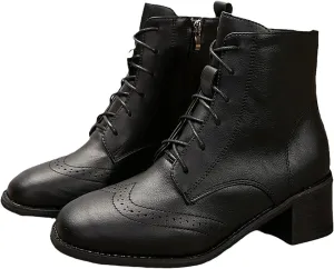 Black Booties for Women Botas Mujer Botas De Combate Para Mujer Beige Ankle Boots for Women Womens Ankle Boots Flat Dark Brown White Boots for Men