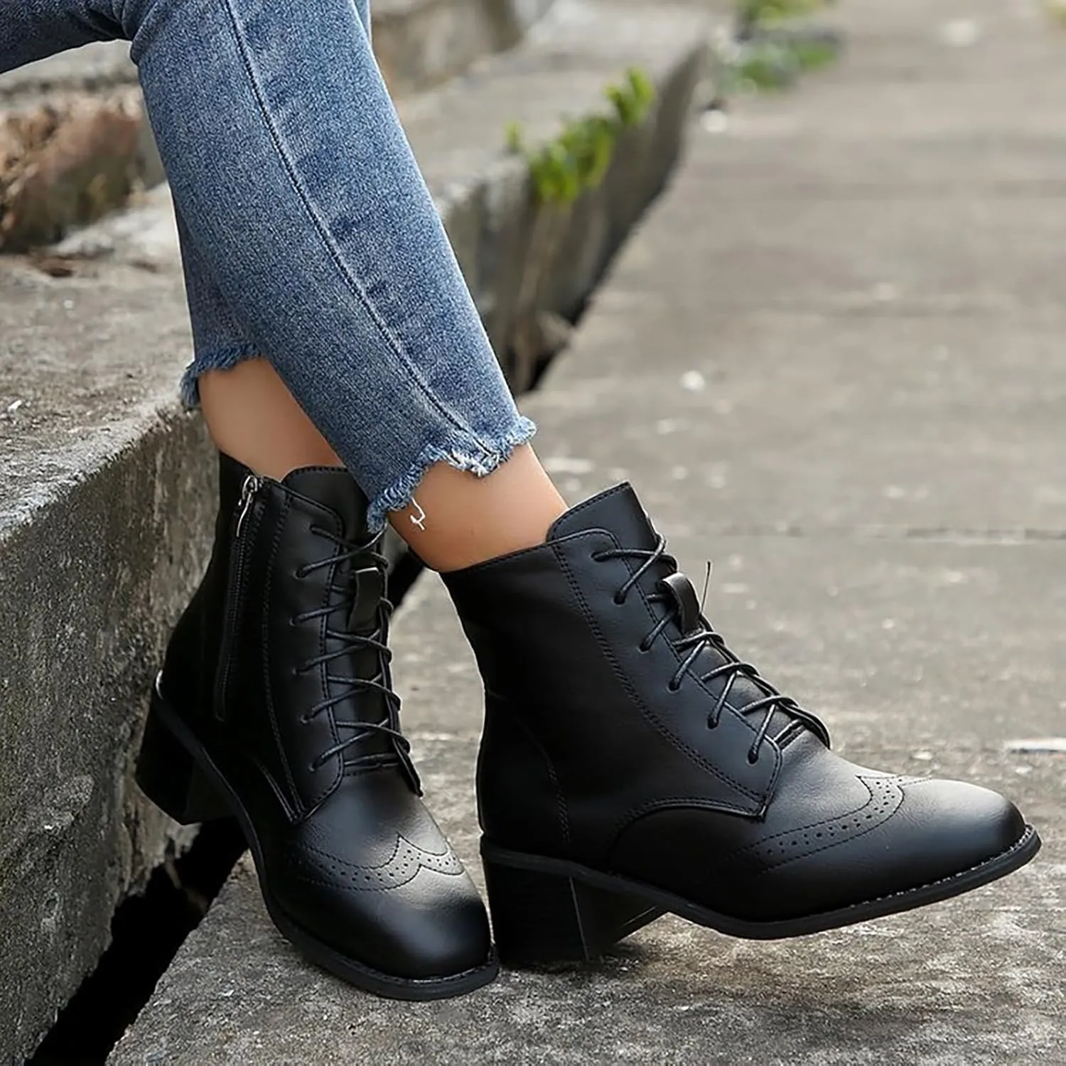 Black Booties for Women Botas Mujer Botas De Combate Para Mujer Beige Ankle Boots for Women Womens Ankle Boots Flat Dark Brown White Boots for Men