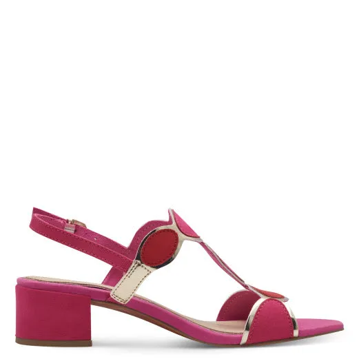 Block Heel Sandal - Pink