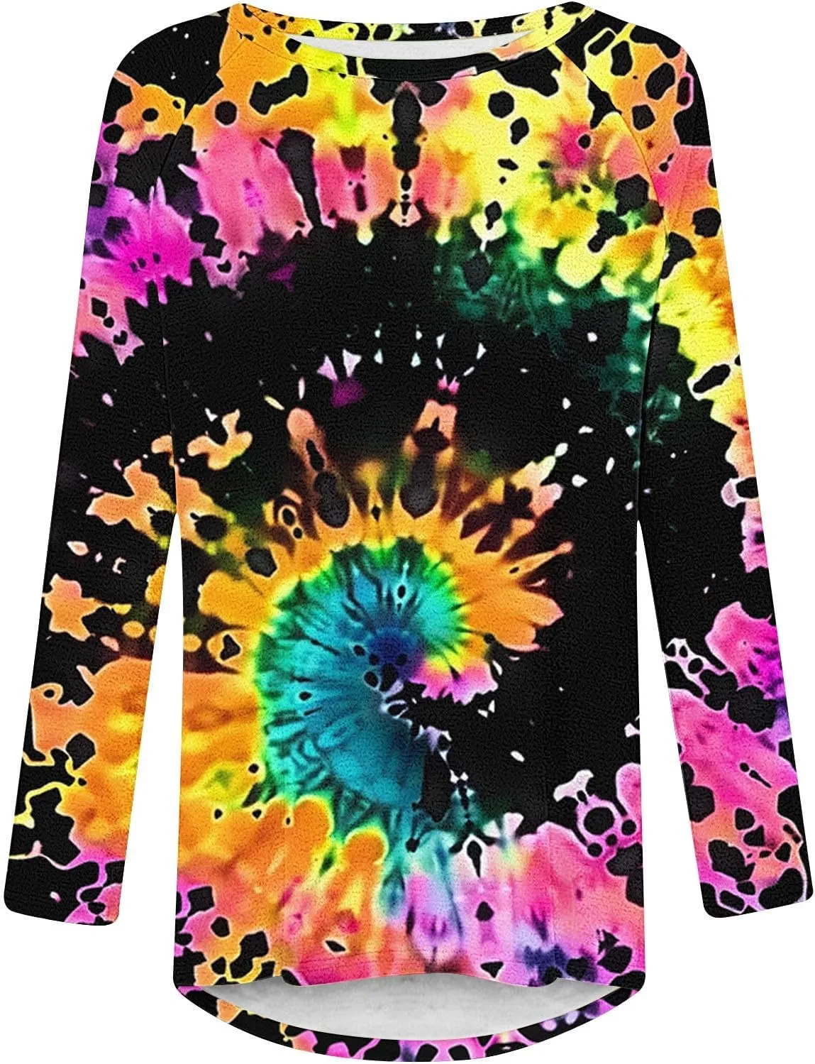 Blouses for Women Dressy 2025 Tunic Tops Long Sleeve Floral T-Shirts Boho Tees Loose Pullover Causal Trendy Outfits