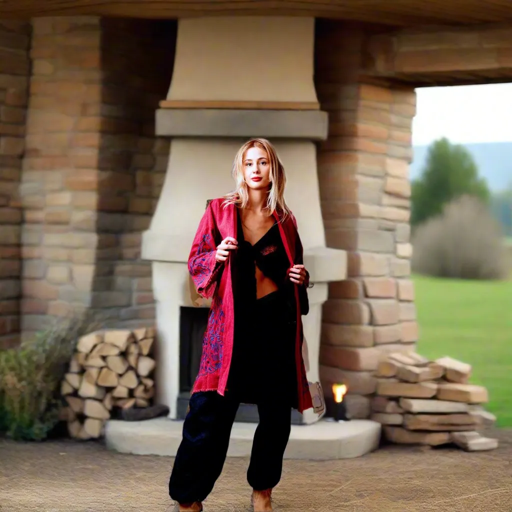 Bohemian Chic Jacket For Sale