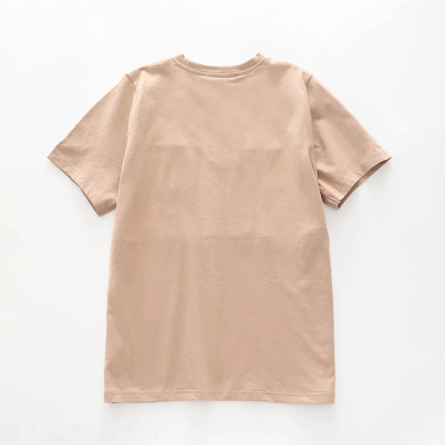 Boy's Navy, White And Brown Large Stripe T-Shirt