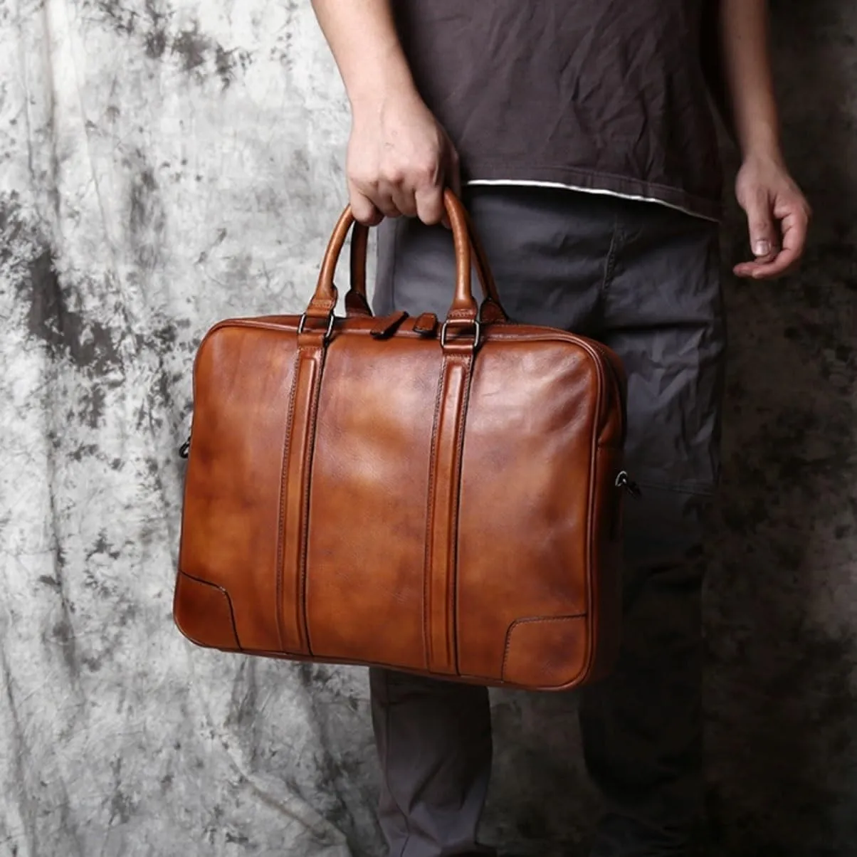 Briefcases Casual Daypacks Handbags Laptop Bags Men's Genuine Leather Shoulder Bags Messenger Bags Totes