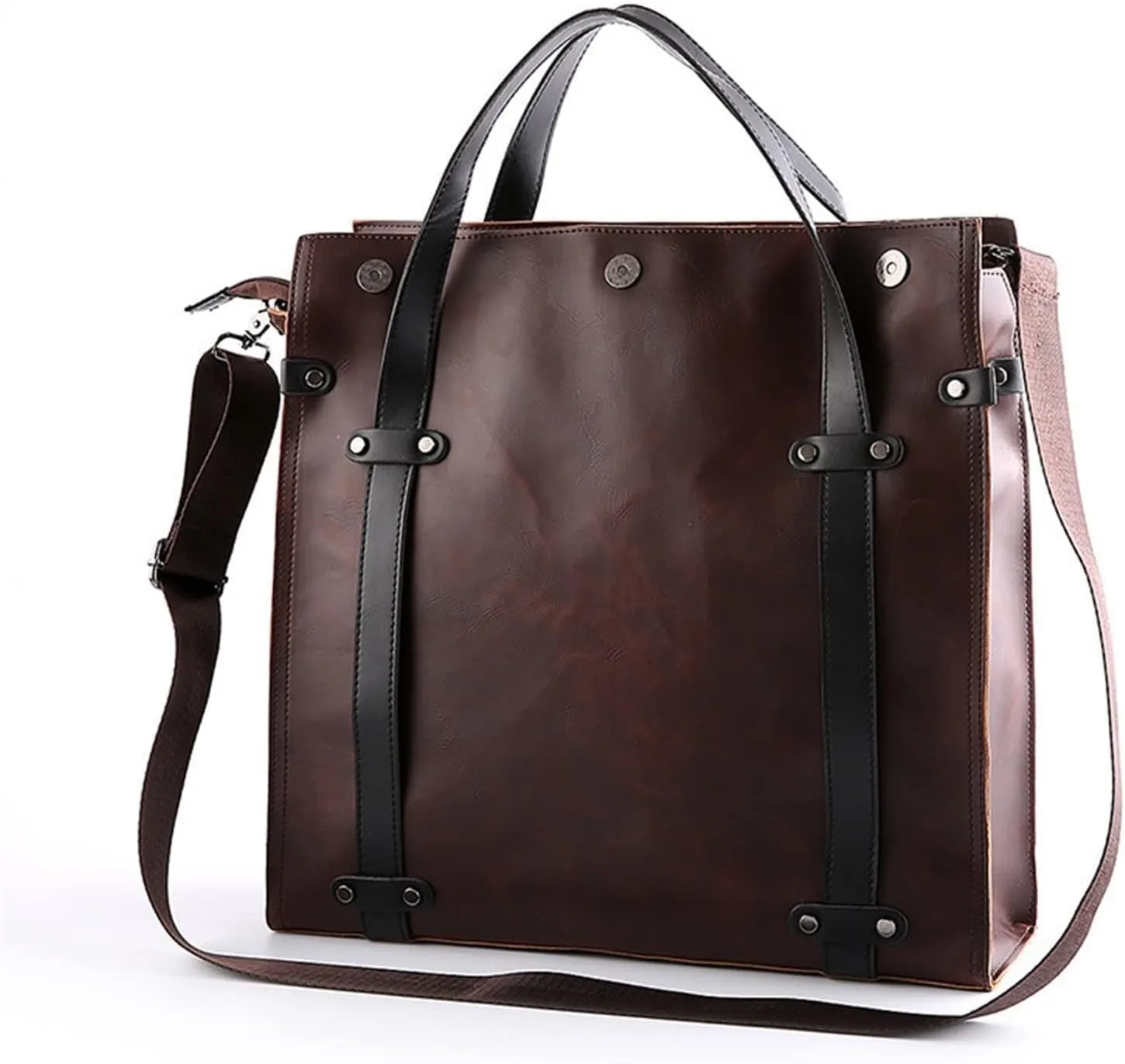 Briefcases for men Leather Men Bag Leisure Men Business Messenger Bags Portable Briefcase Bag Laptop Inch Handbag