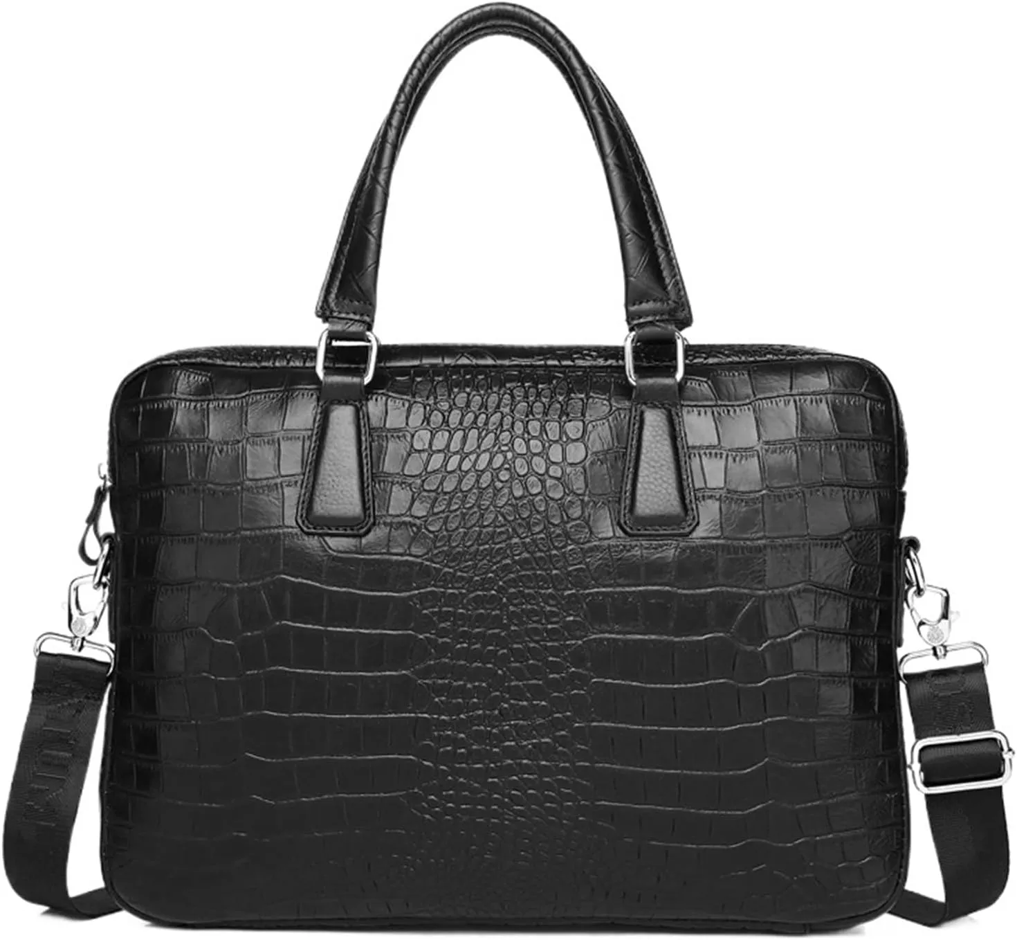 Briefcases Genuine Leather Briefcases Hard for Men 15.6 Inch Laptop Briefcase Bags Computer Bag Handbags