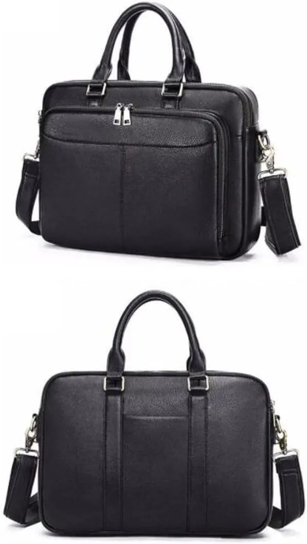 Briefcases Mens Laptop Bags Handbags Genuine Leather Messenger Shoulder Bags Casual Daypacks