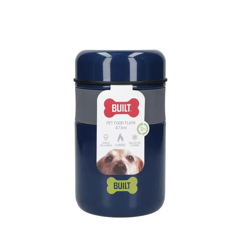 Built Pets Food Jar 473ml Blue