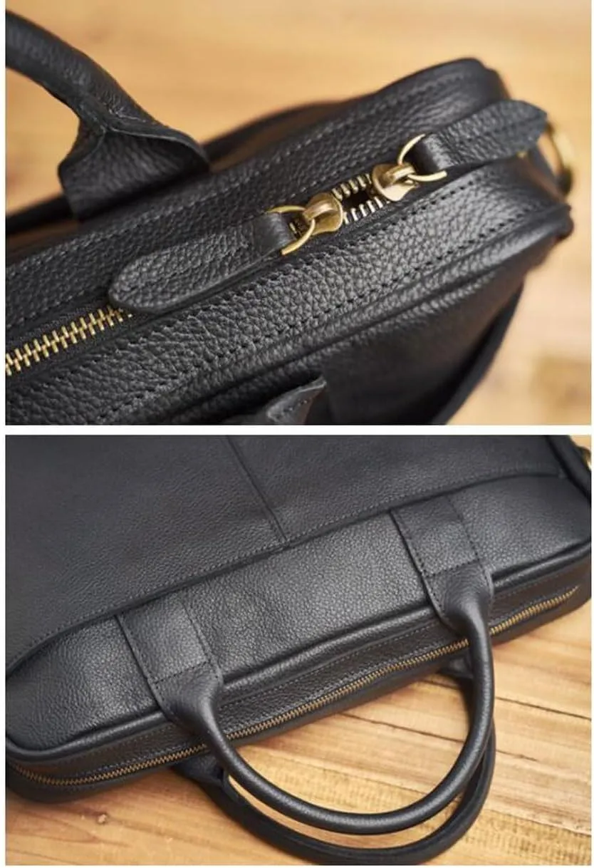 Business Briefcases Mens Handbags Messenger Shoulder Bags Genuine Leather Laptop Bags Crossbody Bags Carrying Cases