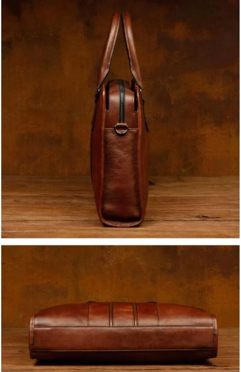Business Briefcases Mens Handbags Messenger Shoulder Bags Genuine Leather Laptop Bags Crossbody Bags Computers Bags