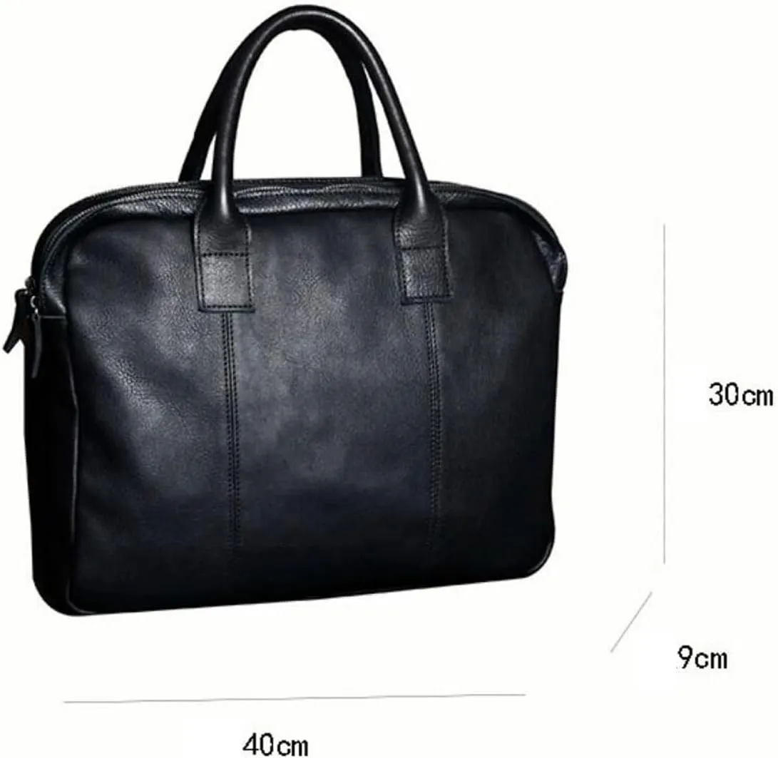 Business Briefcases Mens Handbags Messenger Shoulder Bags Travel Bags Genuine Leather Laptop Bags Carrying Cases