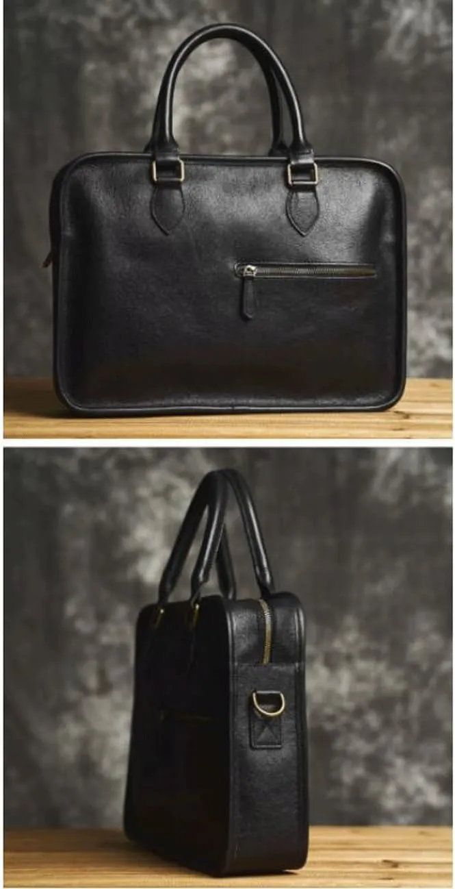 Business Briefcases Mens Messenger Shoulder Bags Genuine Leather Laptop Bags Crossbody Bags Handbags