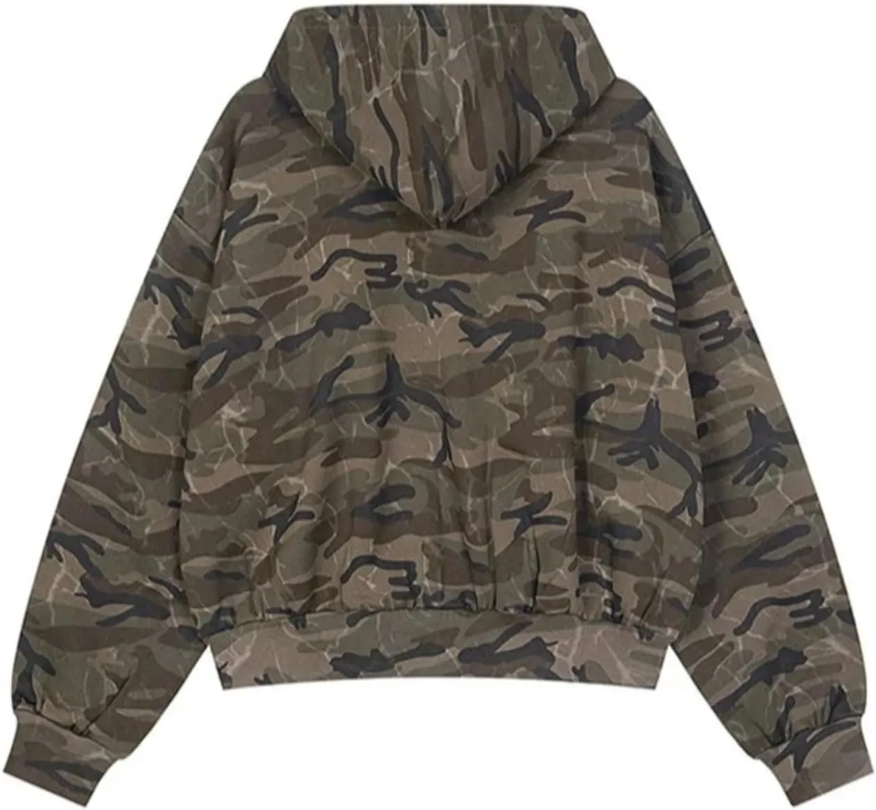 Camo Hoodie Leopard Print Top Sweatshirt Y2k Graphic Oversized Womens Pullover Long Sleeve with Pocket