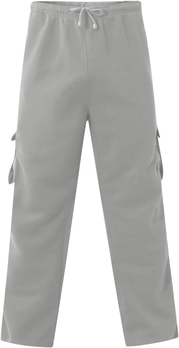Cargo Pants for Men Baggy Multiple Pockets Pants Casual Elastic Waist Drawstring Cargo Pants Joggers Trousers